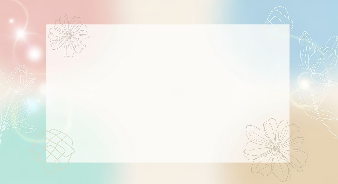 Blank paper with a flower design on it Background Image