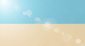 Blue and beige background with bubbles Background Image