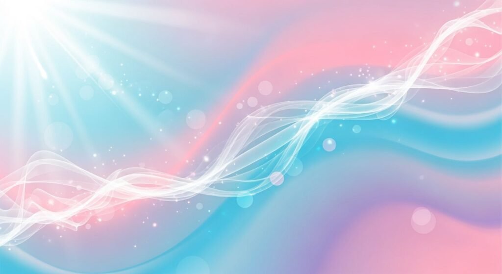 Blue and pink abstract background with wavy lines Background Image