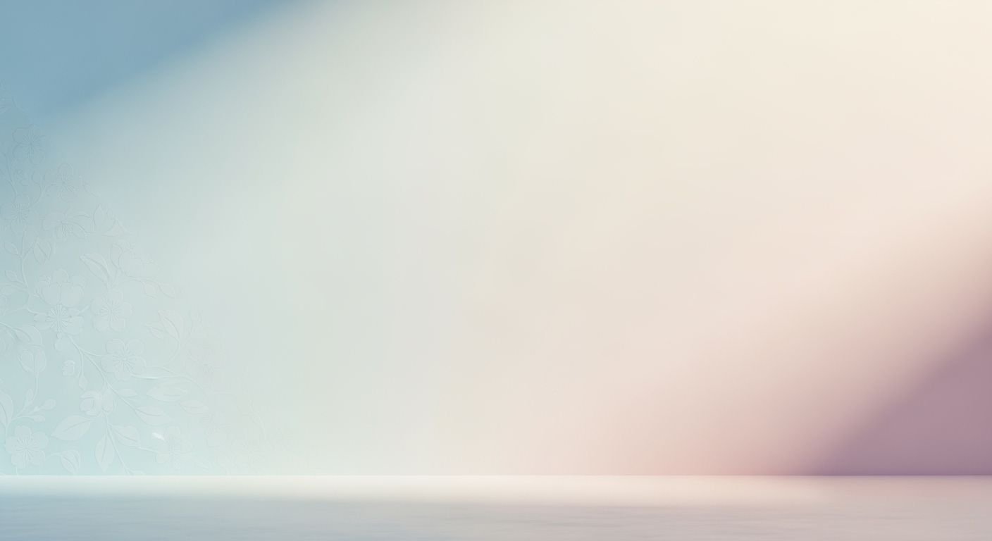 Blue and pink background with a floral pattern Background Image