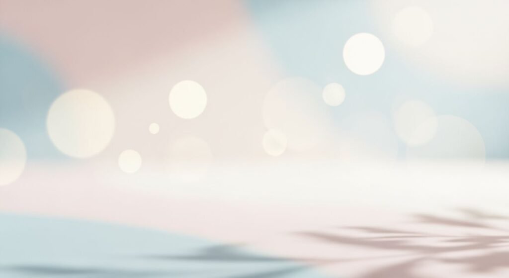 Blue and pink background with bokeh lights Background Image