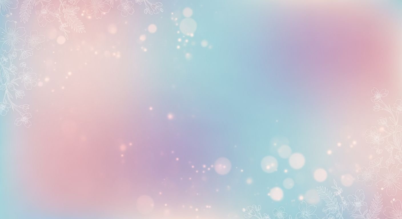 Blue and pink background with snowflakes on it Background Image