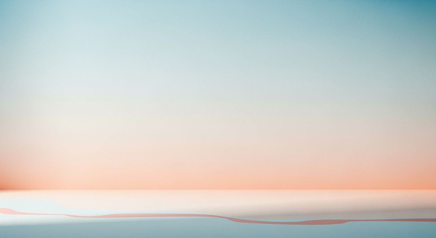 Blue and pink sunset over a body of water Background Image