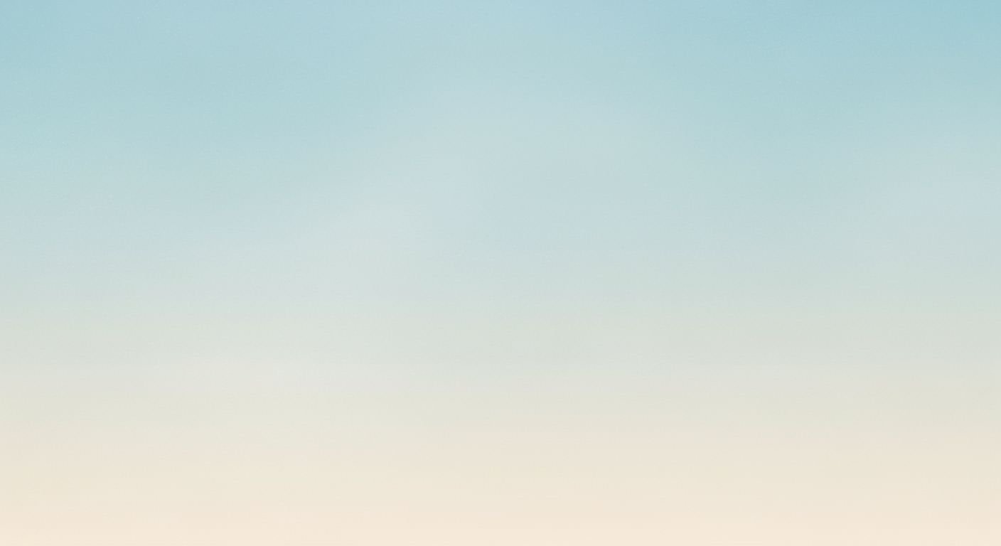 Blue sky with a few clouds in the background Background Image