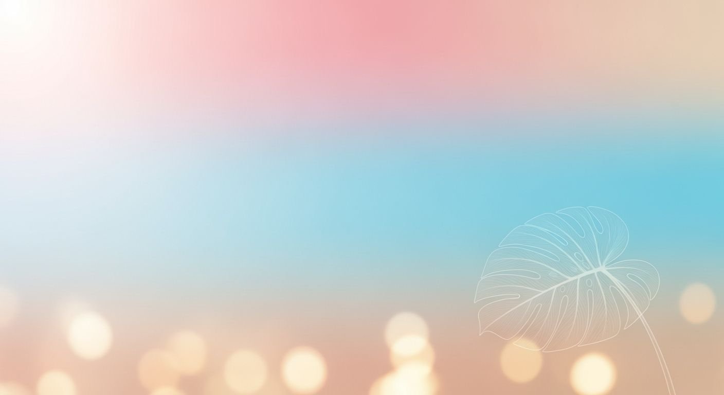 Blurred background with a leaf in the middle Background Image