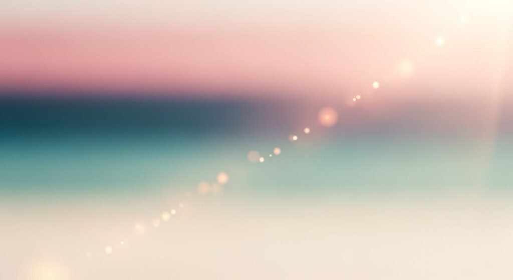 Blurry image of a beach with lights on it Background Image