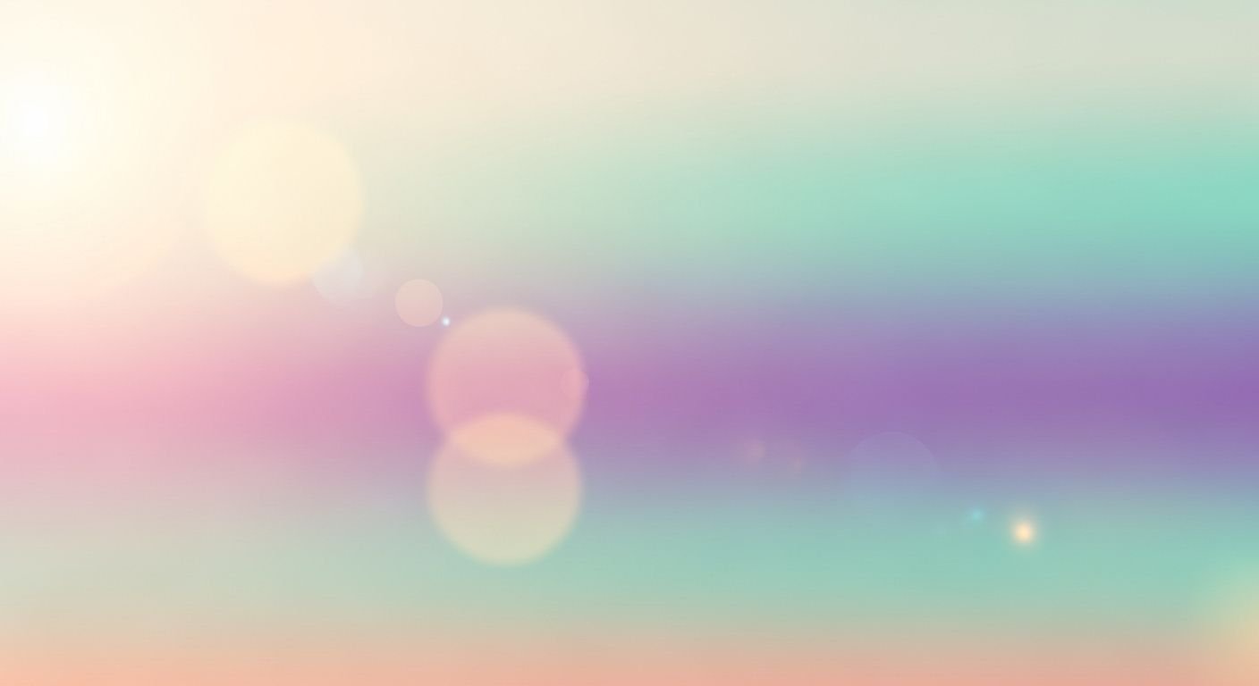 Blurry image of a beach with a sunset in the background Background Image