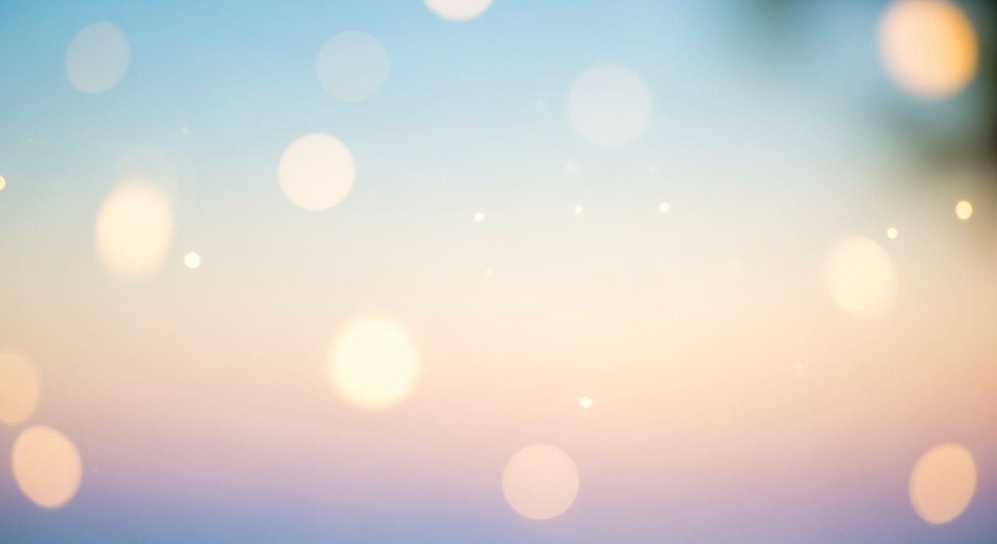 Blurry image of a blue and yellow background Background Image