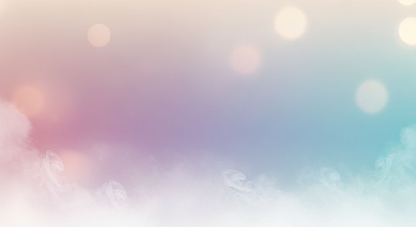 Blurry image of a cloud with bokeh in the background Background Image