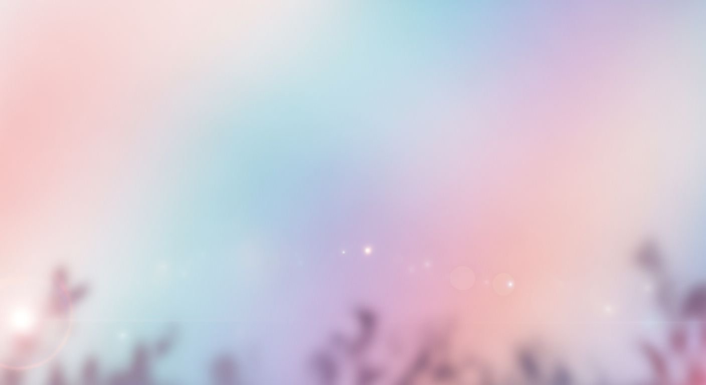 Blurry image of a field of flowers Background Image