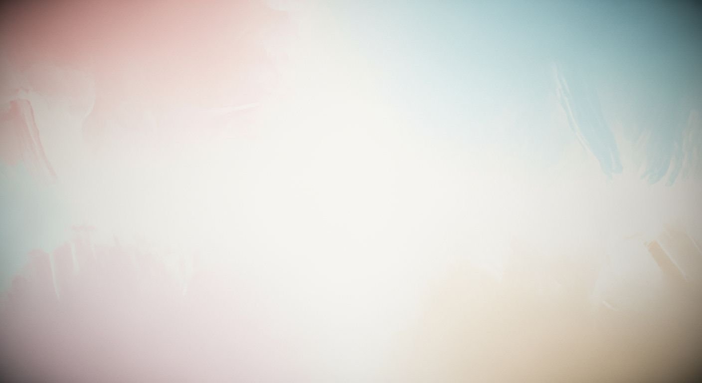 Blurry image of a group of people standing in a field Background Image