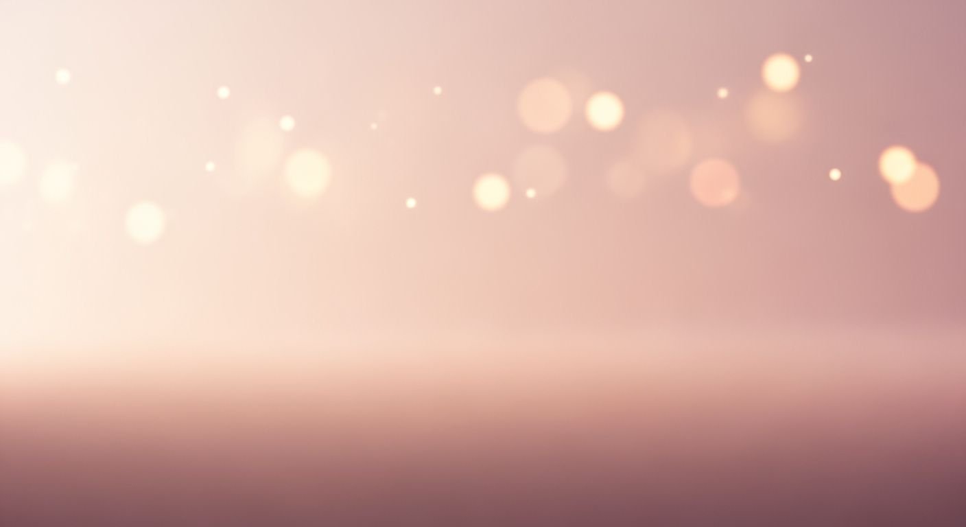 Blurry image of a pink background with bokeh lights Background Image