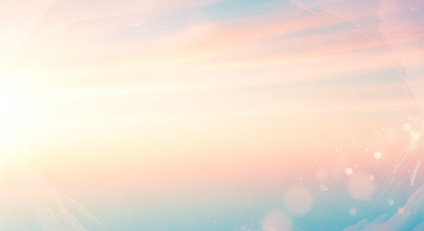 Blurry image of a sunset over a body of water Background Image