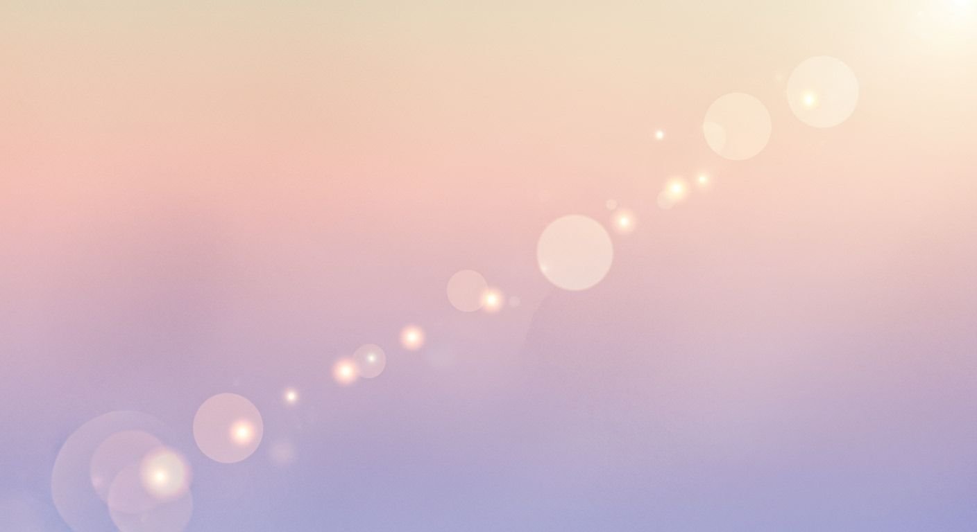 Blurry image of a sunset with bokeh lights Background Image