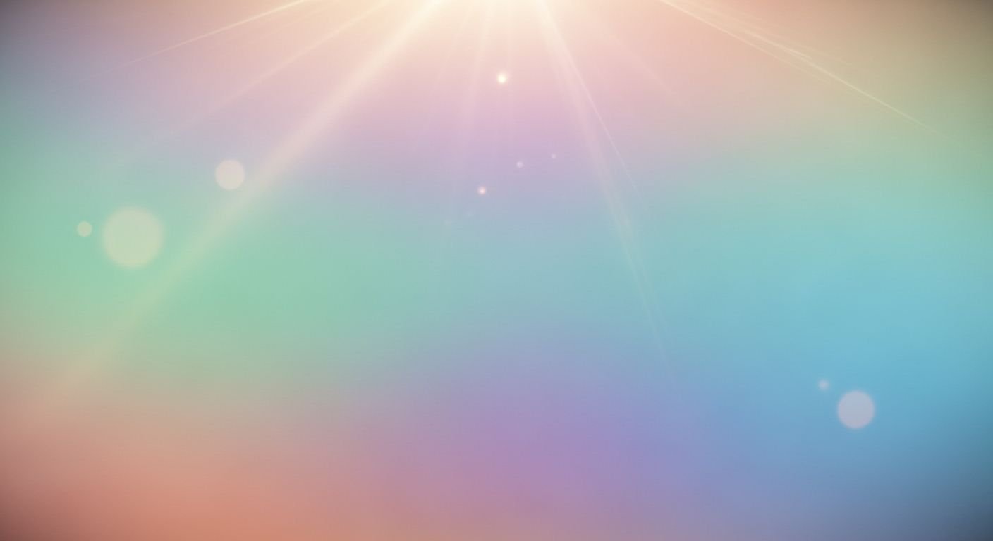 Blurry image of the sun shining through the sky Background Image