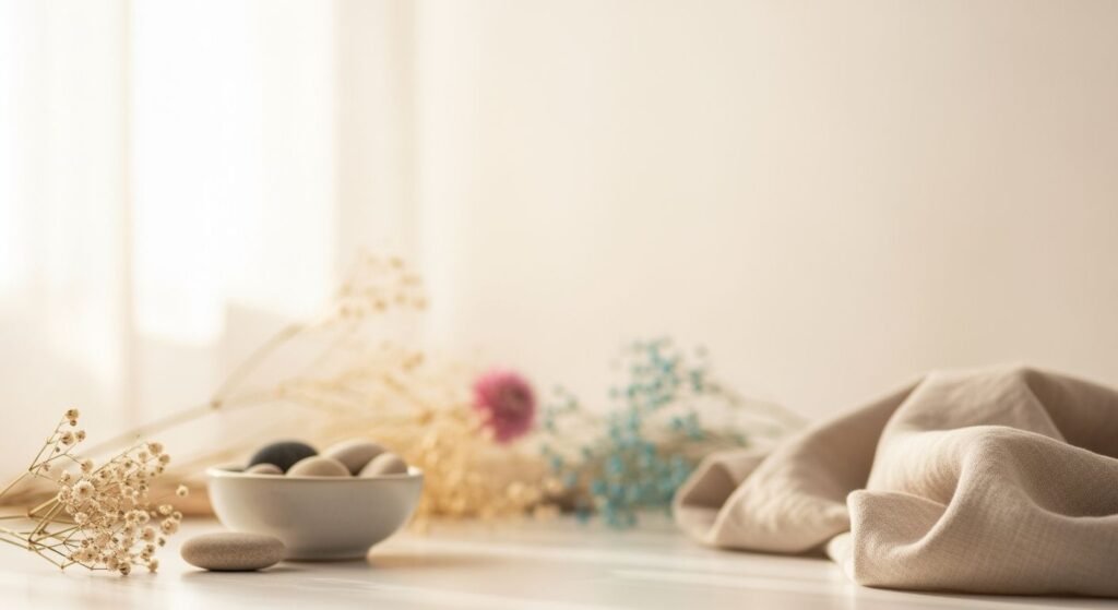 Bowl of eggs sitting on top of a white table Background Image