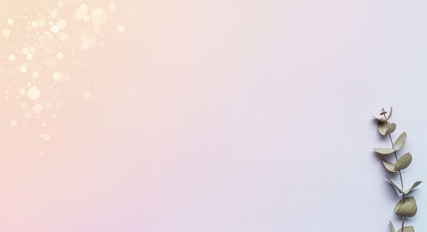 Branch of eucalyptus leaves on a pink and blue background Background Image