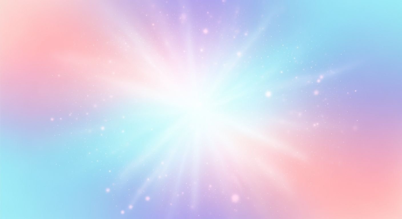 Bright blue and pink background with stars Background Image