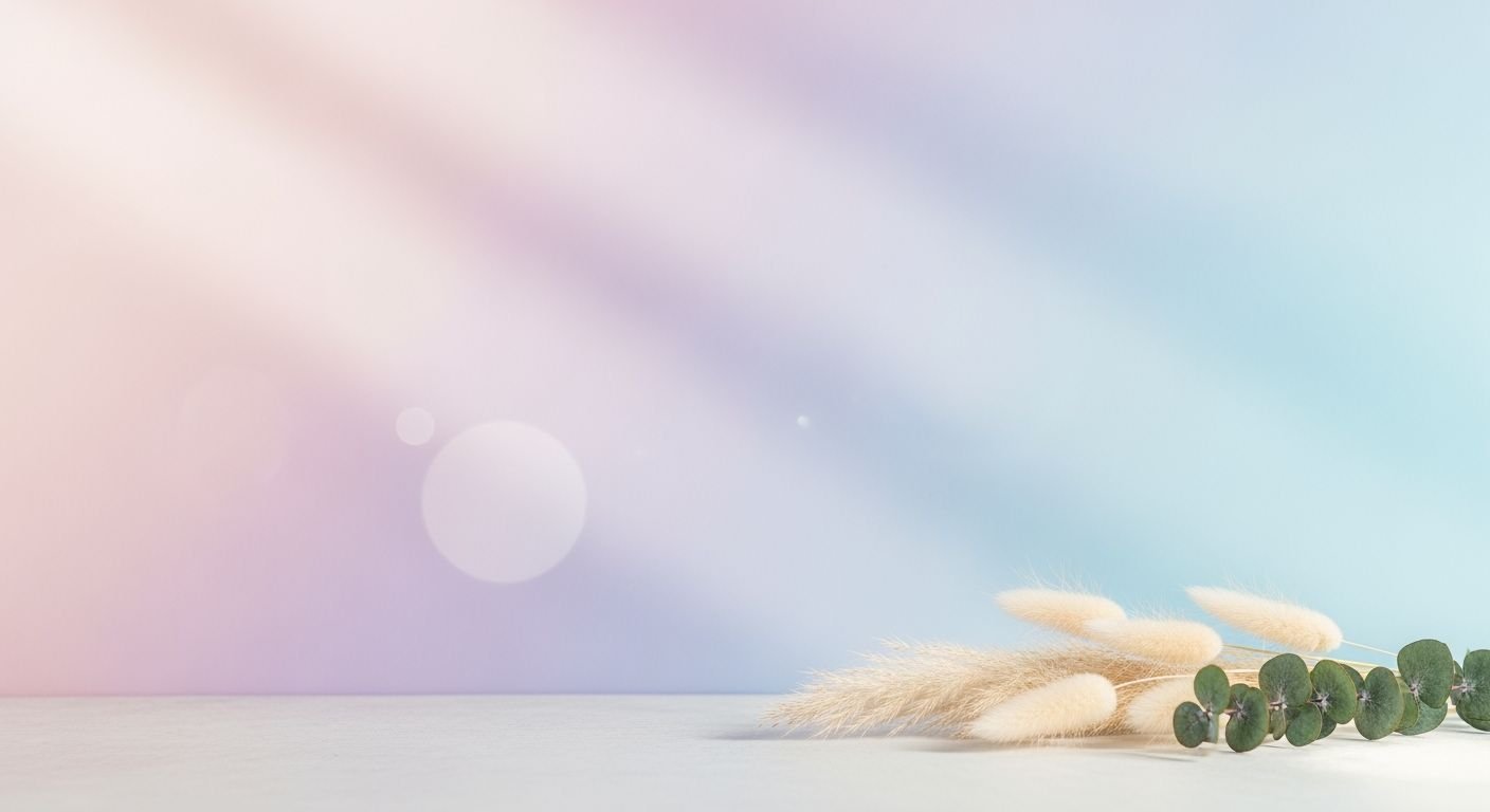 Bunch of grass on a table with a blurred background Background Image