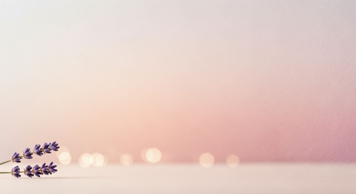 Bunch of lavender flowers sitting on top of a table Background Image