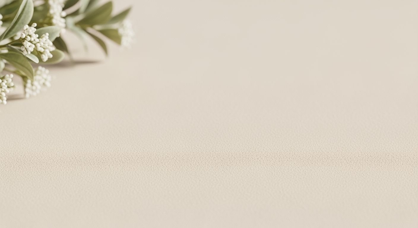 Bunch of white flowers sitting on top of a table Background Image