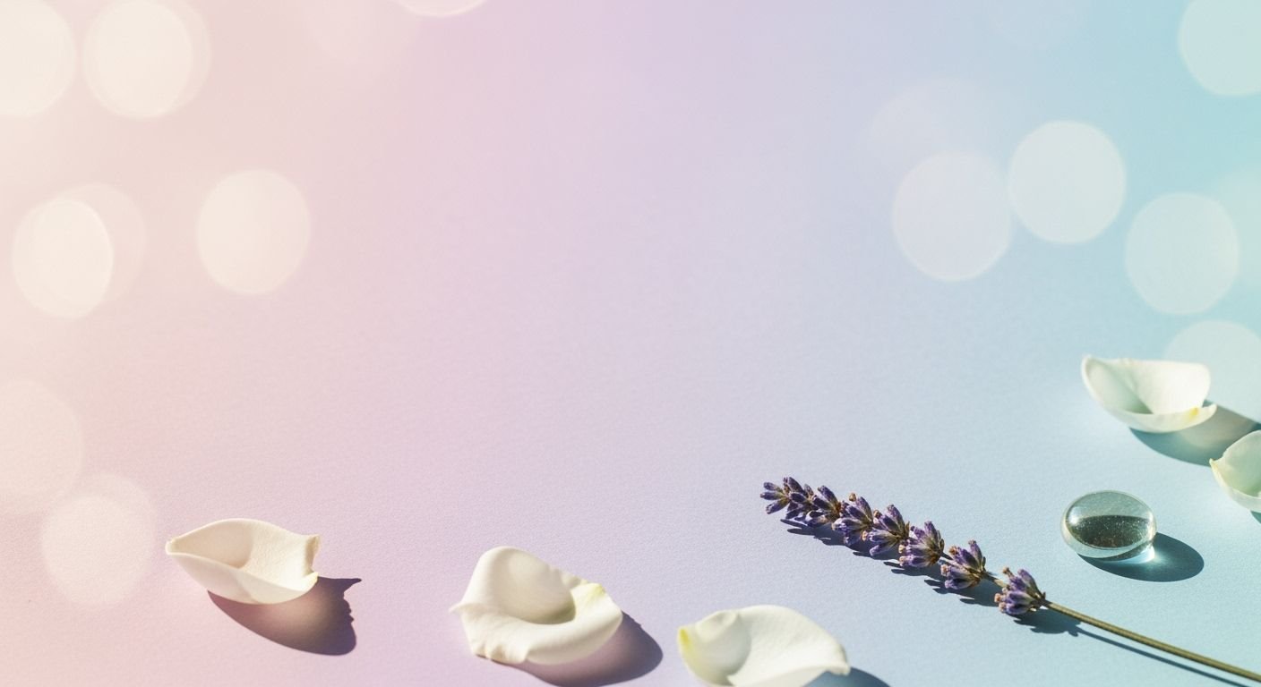 Bunch of white flowers sitting on top of a table Background Image