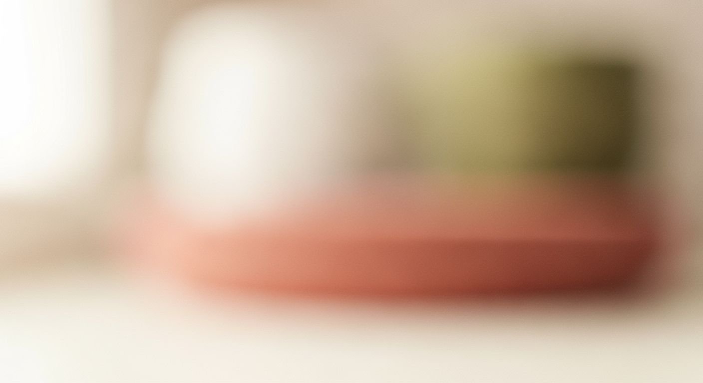 Close up of a bottle of nail polish on a table Background Image