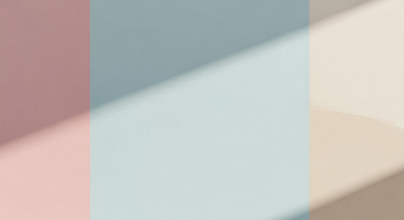 Close up of a pink and blue color palette Background Image