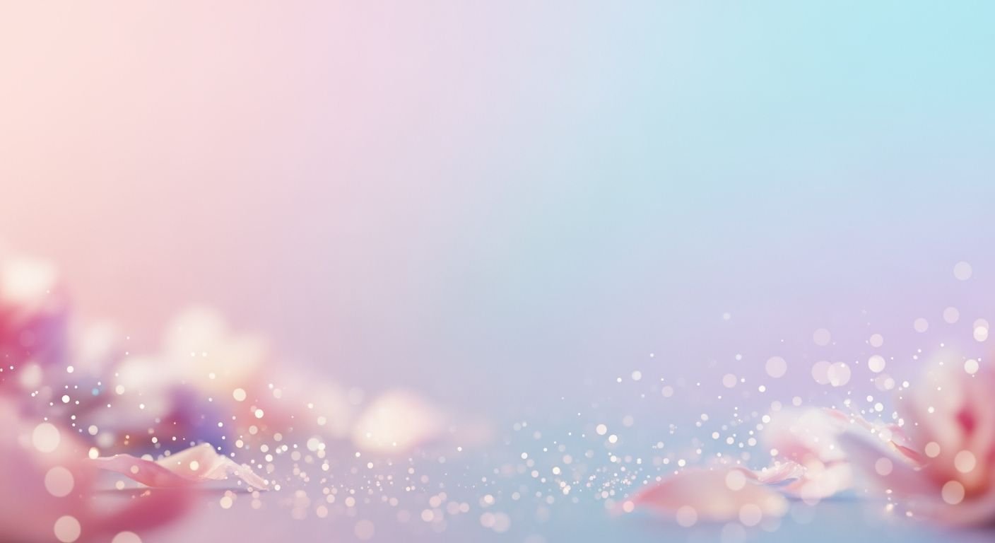 Close up of a pink flower on a blue background Background Image