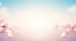 Close up of a pink flower on a blue background Background Image