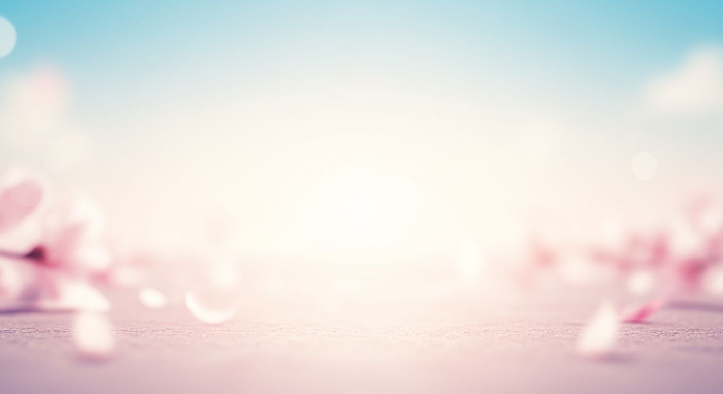 Close up of a pink flower on a blue background Background Image