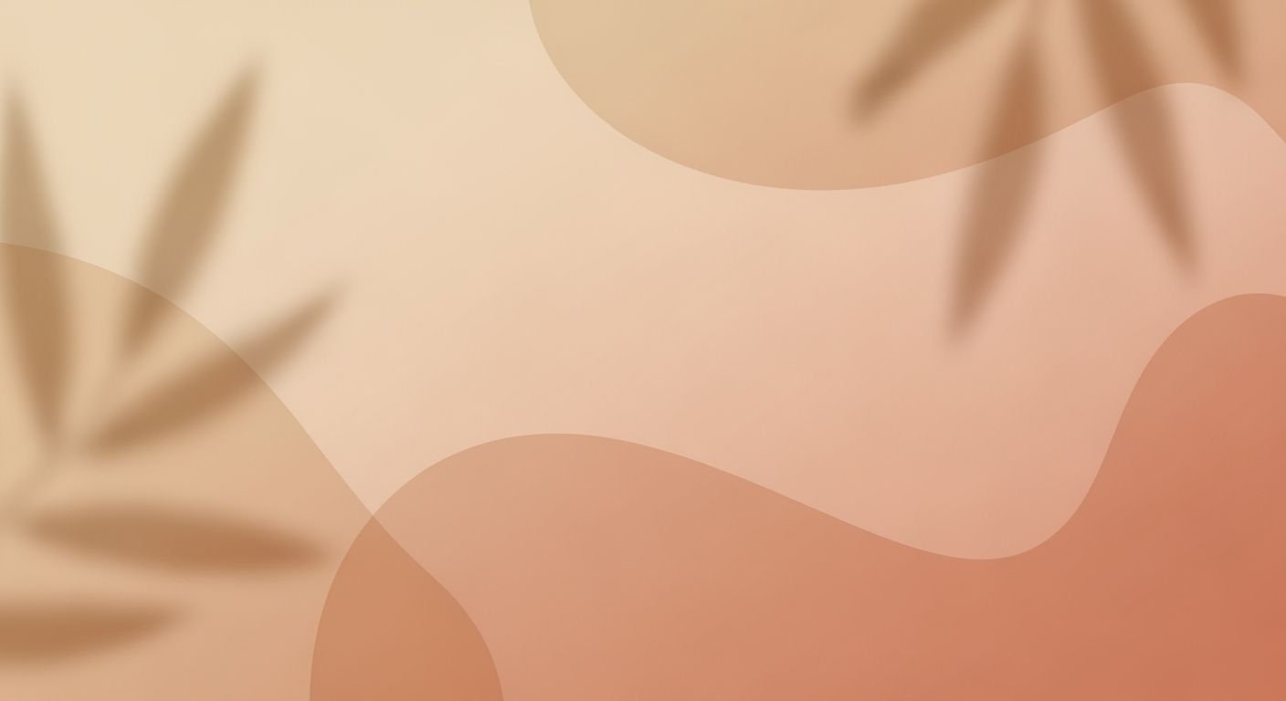 Close up of a plant on a beige background Background Image