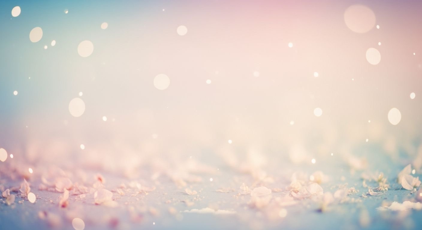 Close up of a snow covered ground with lights in the background Background Image