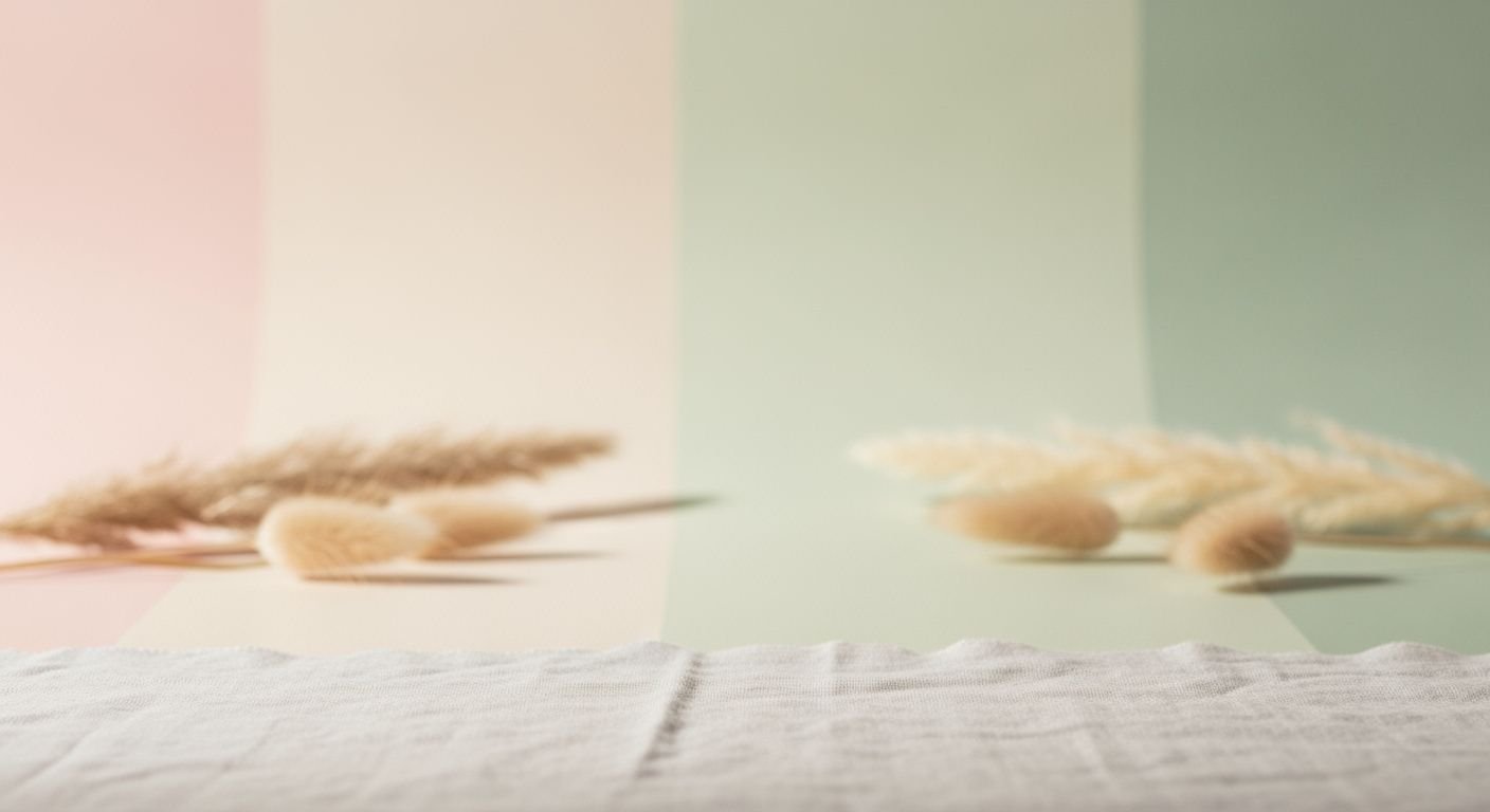 Close up of a table with a bunch of wheat on it Background Image