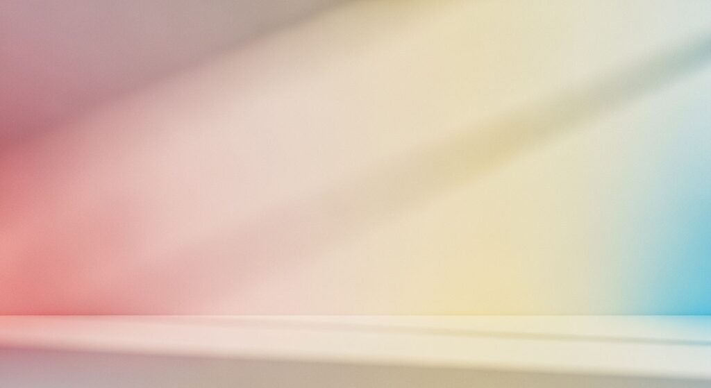 Close up of a table with a pink and blue background Background Image