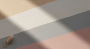 Close up of a wall with a feather on it Background Image