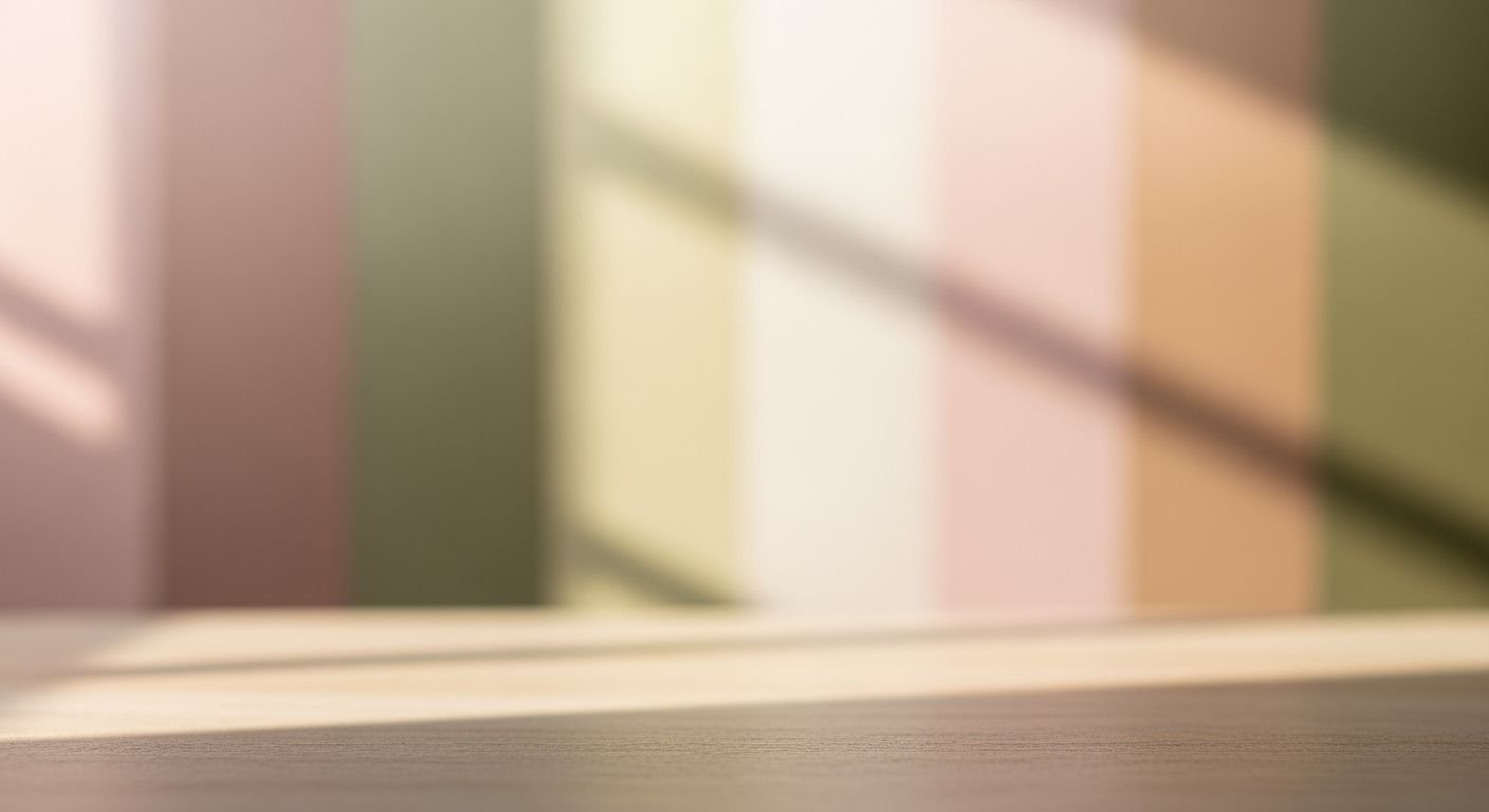 Close up of a wooden table with a blurry background Background Image