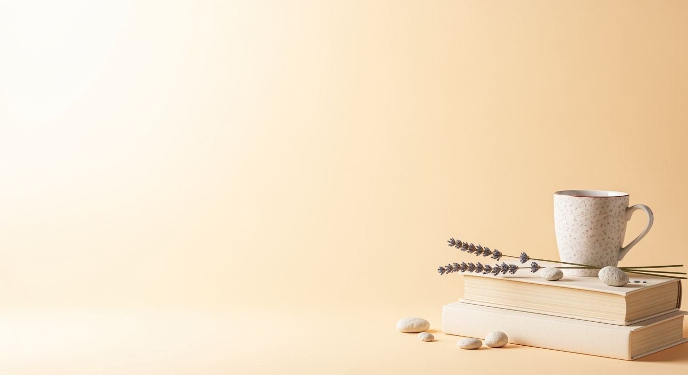 Cup of coffee sitting on top of a stack of books Background Image