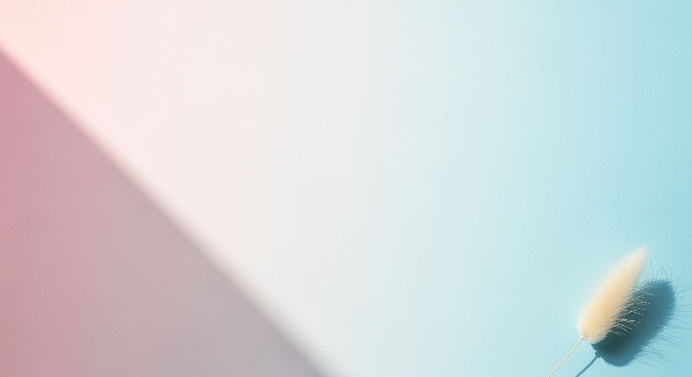 Dandelion on a pink and blue background Background Image