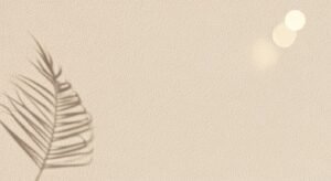 Drawing of a palm leaf on a beige background Background Image