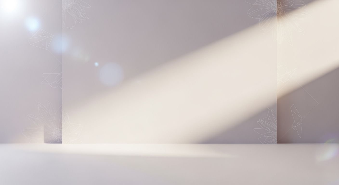 Empty room with a light shining through the window Background Image