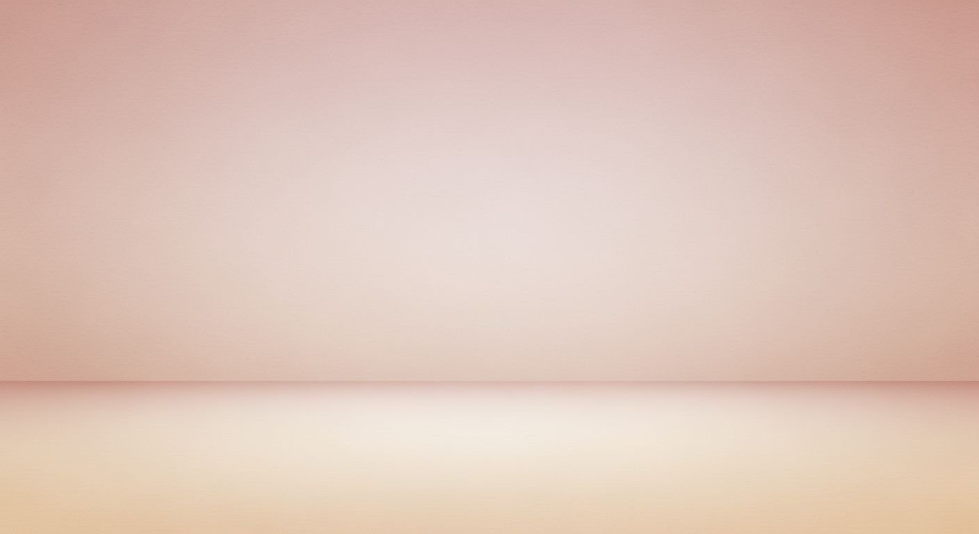 Empty room with a pink wall and a white floor Background Image
