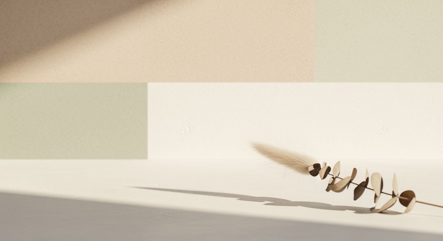 Feather sitting on top of a table next to a wall Background Image