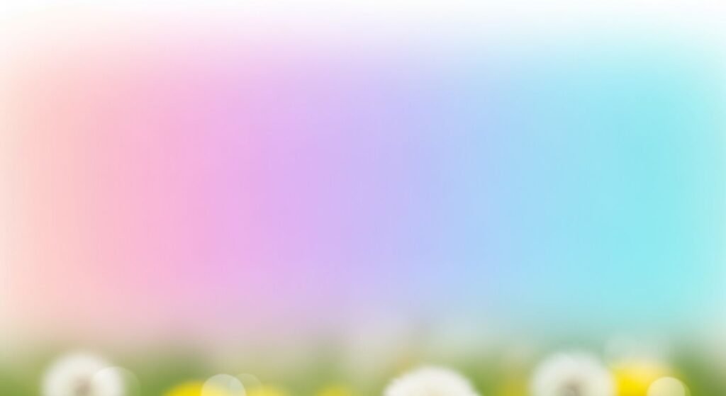 Field of daisies with a blurry background Background Image