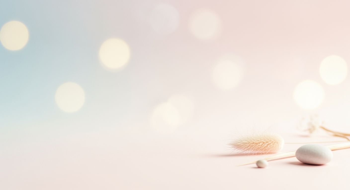 Pair of cotton swabs sitting on top of a table Background Image