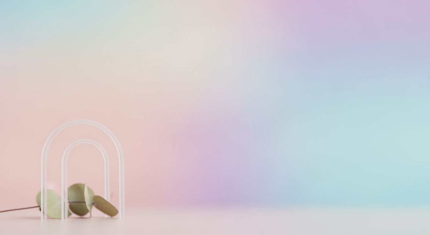 Pair of earphones sitting on top of a table Background Image