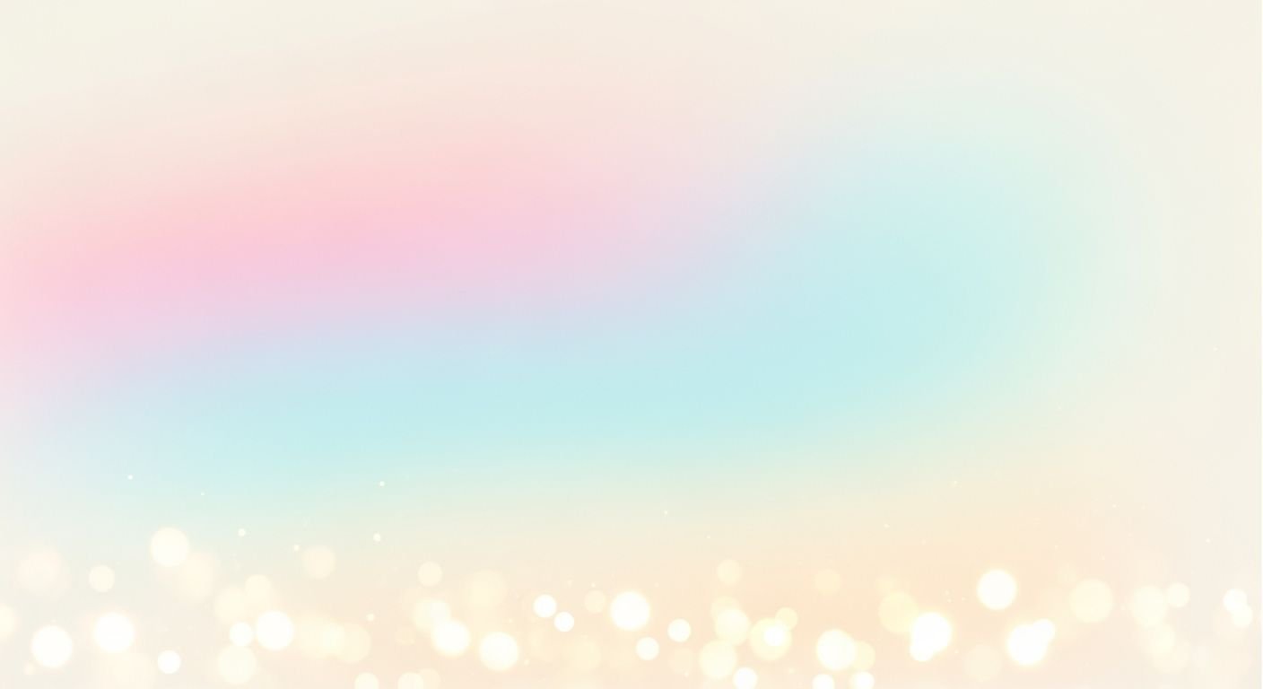 Pastel colored background with bokeh lights Background Image