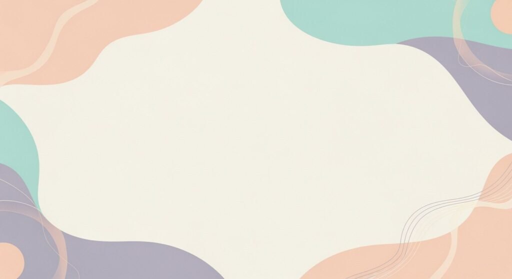 Pastel colored background with wavy shapes Background Image
