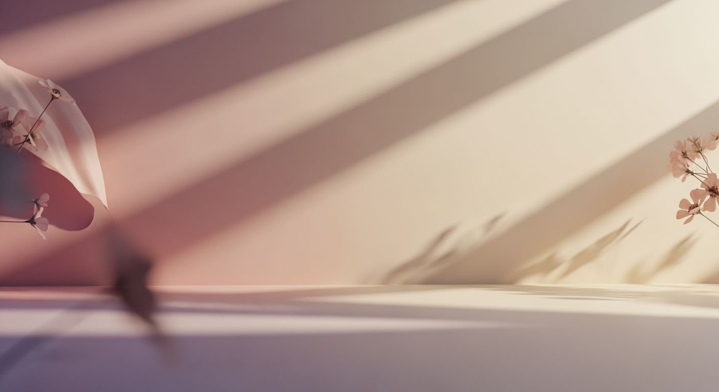 Person holding an umbrella standing in front of a window Background Image