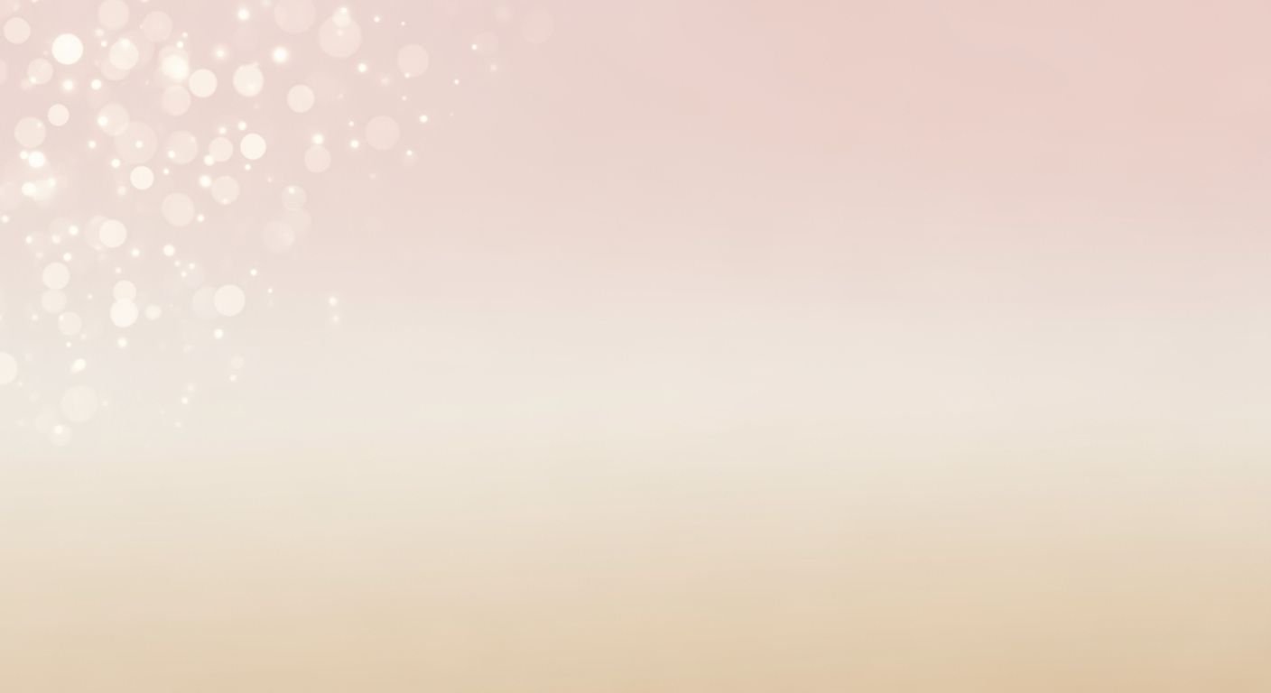 Pink and beige background with bokeh lights Background Image